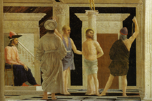 История одного шедевра: «Бичевание Христа» Пьеро делла Франческа считается одной из самых загадочных картина в истории живописи