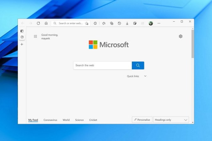 После последнего обновления в браузере Microsoft Edge 91 появилась ошибка при запуске вкладок