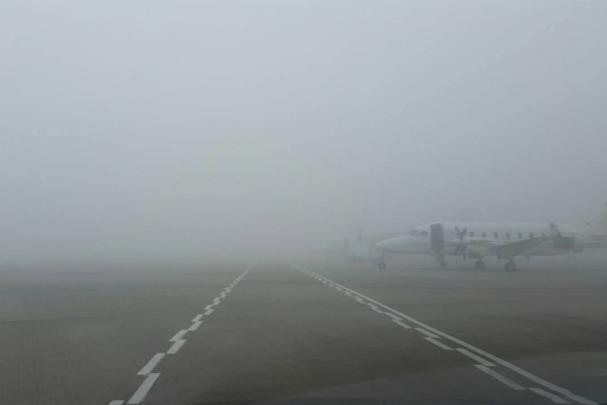 Из-за плохой видимости аэропорт «Звартноц» Еревана не принимает рейсы