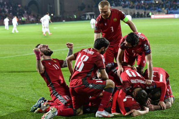 Третья подряд победа сборной Армении в рамках отборочного цикла ЧМ-2022  