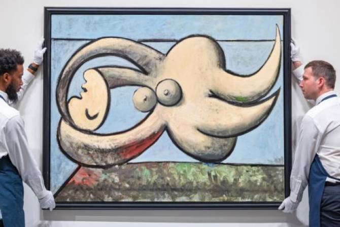 Картину Пабло Пикассо «Лежащая обнаженная» продали на аукционе Sotheby's за $67,5 млн