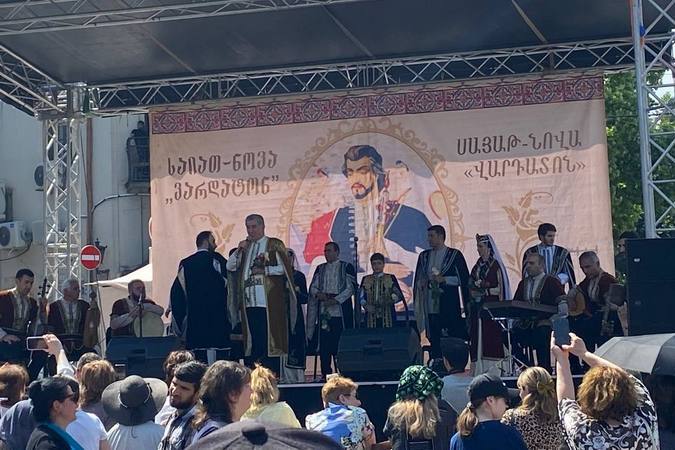 В Тбилиси отметили традиционный праздник «Вардатон», посвященный Саят-Нове