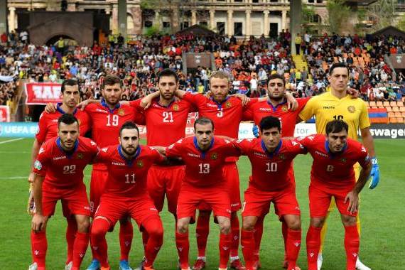 Сборная Армении по футболу улучшила свои позиции в рейтинге ФИФА