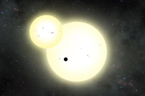 Астрономы впервые смогли наблюдать зарождение двойной звезды