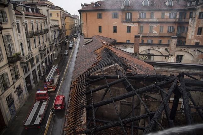 В центре Турина произошел пожар в историческом здании, входящем в список Всемирного наследия