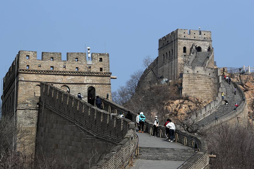 Вследствие землетрясения обрушился участок Великой Китайской стены