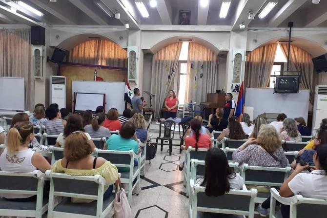 Հայ մասնագետները Հալեպի խաղաղ բնակչության համար կազմակերպում են առաջին բուժօգնության դասընթացներ