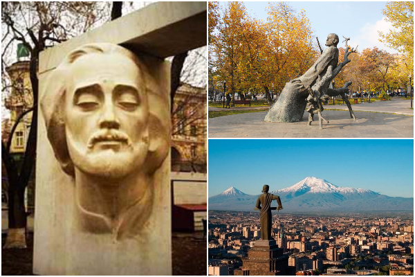 Сегодняшний Ереван, да и всю Армению трудно представить без работ Мастера: три монументальных символа, сотворенные Ара Арутюняном 