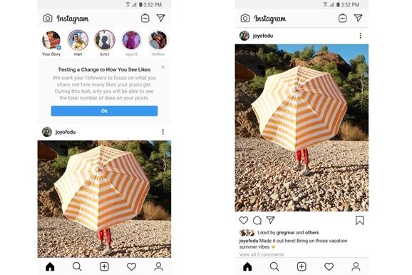 Instagram начал массово отключать счетчики лайков у своих пользователей