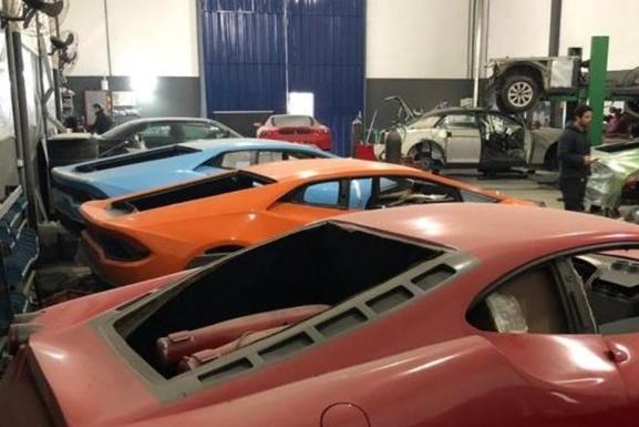 В Бразилии обнаружили фабрику, производившую поддельные  суперкары Ferrari и Lamborghini