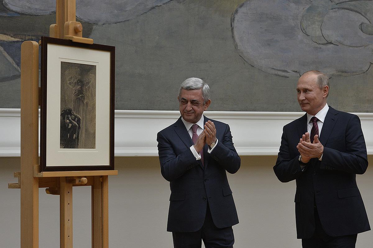 Россия вернула Армении украденную картину Врубеля