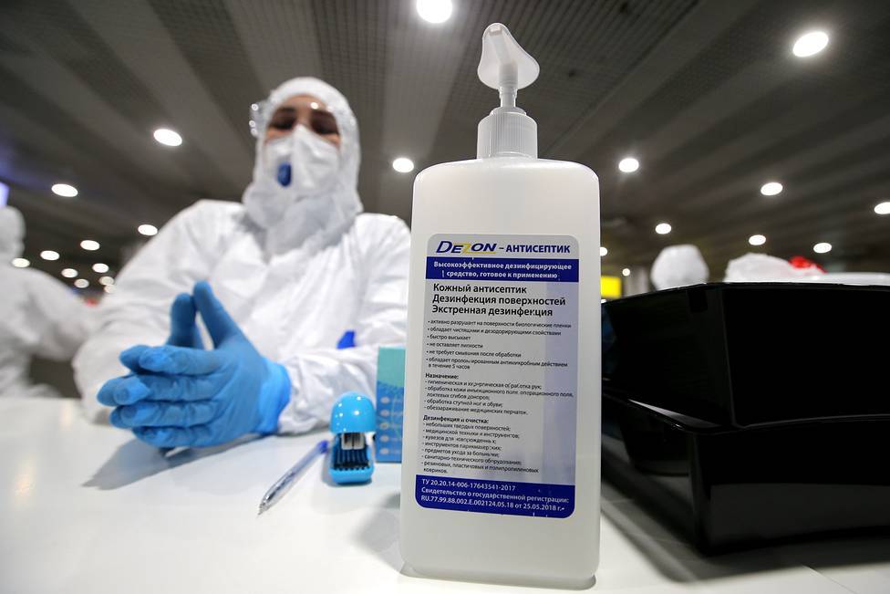 В России резко упали продажи антисептиков
