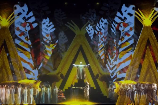 Национальный академический театр оперы и балета представил в режиме онлайн оперу Моцарта «Волшебная флейта»