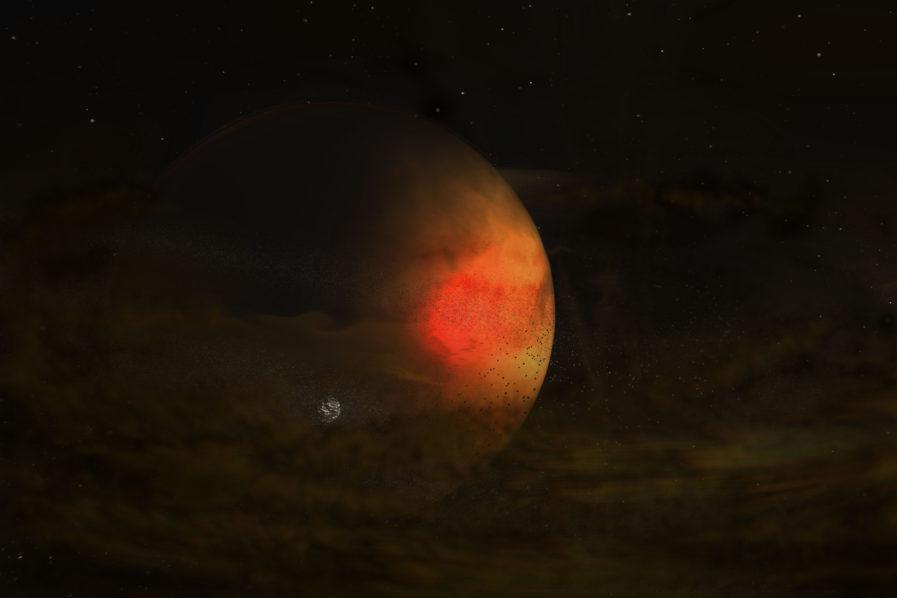Астрономы впервые в истории получили фотографии образования лун у планеты