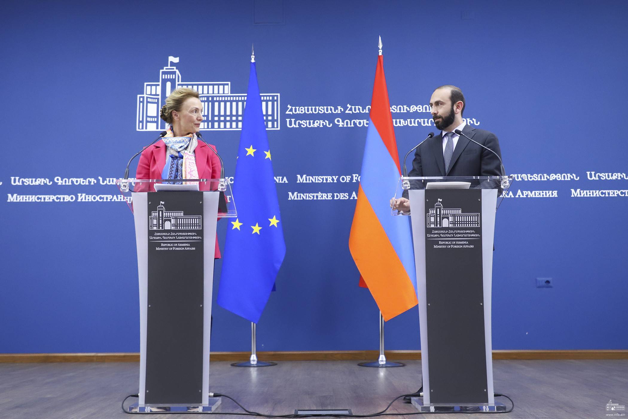 2018-ին Հայաստանի ժողովուրդը միակամորեն ընտրել և 2021-ին վերահաստատել է ժողովրդավարական զարգացման ուղին և չի շեղվելու դրանից․ Միրզոյանը՝ Պեյչինովիչ Բուրիչին