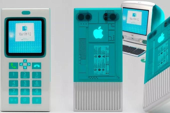 Дизайнер представил, как мог бы выглядеть iPhone в духе старых компьютеров Macintosh