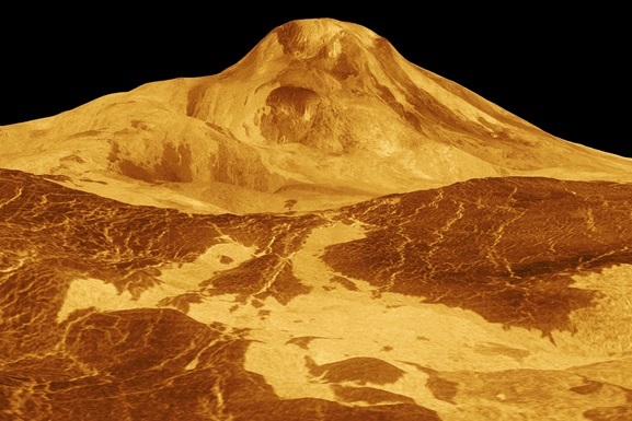 На Венере обнаружен действующий вулкан 