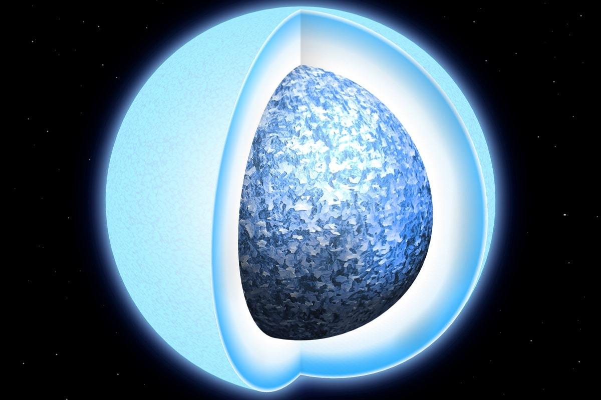 Объект, который до сих пор был известен только в теории: астрономы нашли мертвую звезду, которая медленно превращается в кристалл