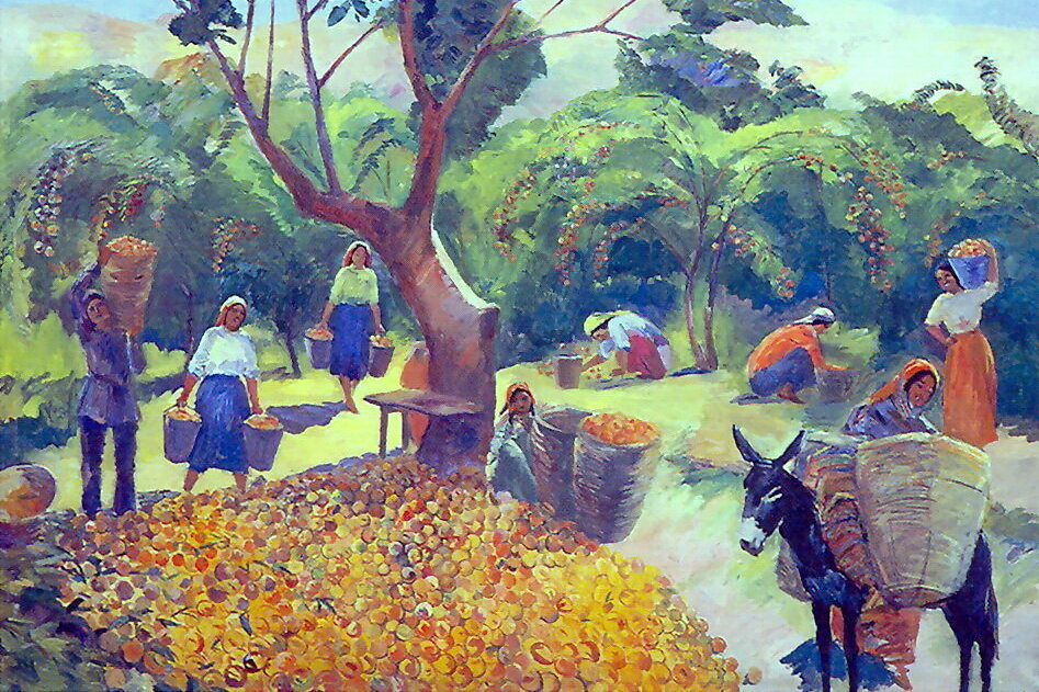 История одного шедевра: «Сбор персиков в колхозе Армении» Мартироса Сарьяна – всё ли было так радужно и светло, как изобразил художник?