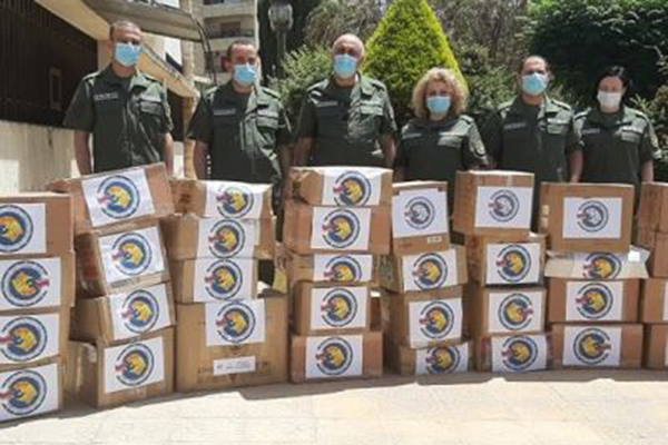 Армянская гуманитарная миссия передала военному госпиталю Алеппо партию медпринадлежностей