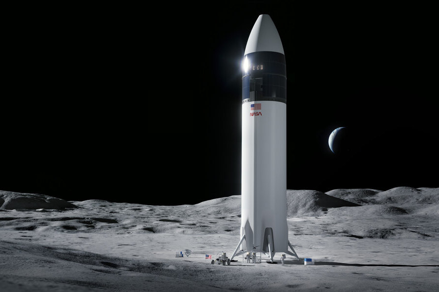 NASA приостановливает работу со SpaceX Илона Маска из-за иска Blue Origin