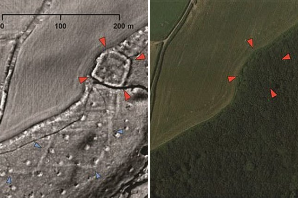Находящиеся на карантине археологи обнаружили римские поселения благодаря аэрофотоснимкам