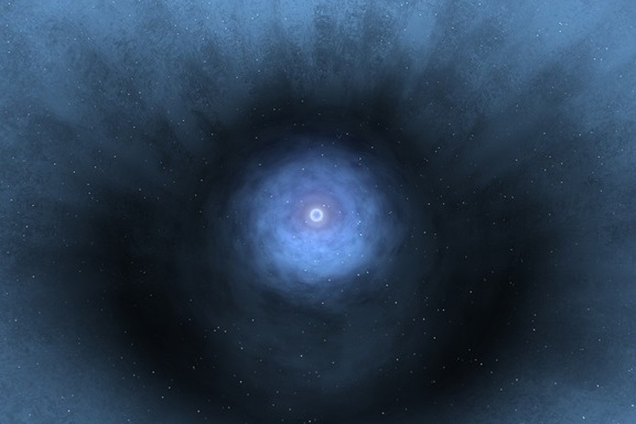 Увидеть общую теорию относительности Эйнштейна в действии: зафиксирован первый свет из-за черной дыры