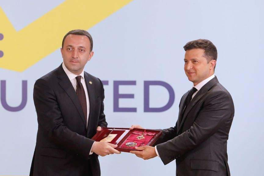 Вмешательство граждан Украины в дела Грузии недопустимы – Гарибашвили Зеленскому