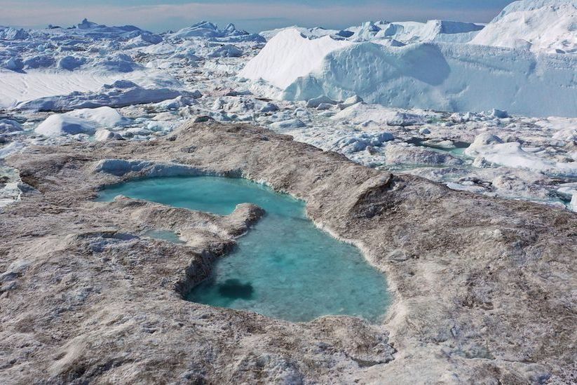 Из-за «уникальных атмосферных условий»: ледники Гренландии в 2019 году таяли с рекордной скоростью