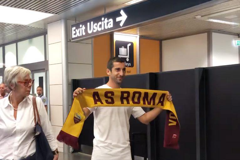 Հենրիխ Մխիթարյանը ժամանել է Հռոմի օդանավակայան. նա վարձավճարով կմիանա «Ռոմա»- ին