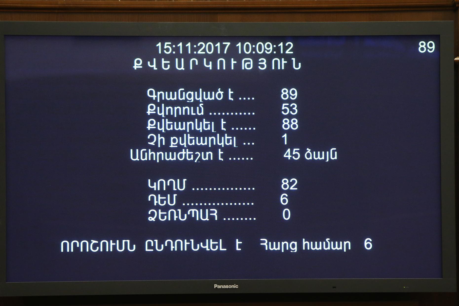 Չնայած ուսանողների բողոքի ալիքին՝ «Զինծառայության և զինծառայողի կարգավիճակի մասին» օրինագիծն ընդունվեց