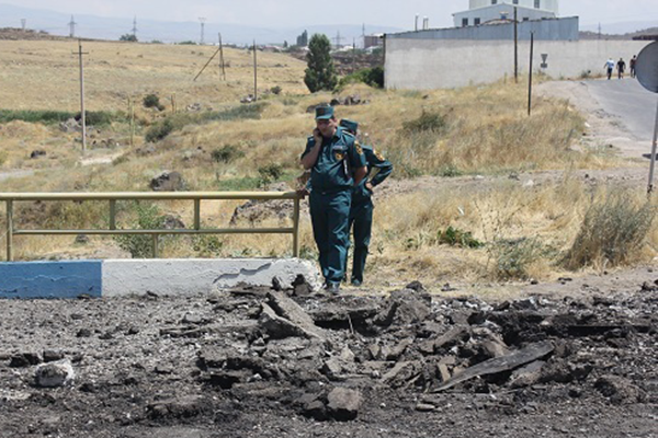 На трассе Ереван-Севан прогремел взрыв