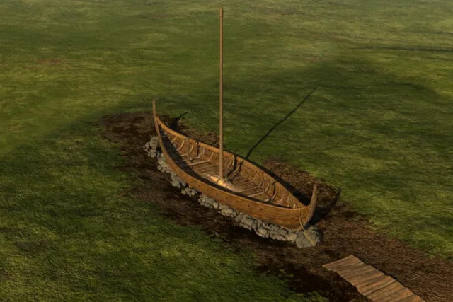 Впервые за сто лет археологам посчастливится раскопать корабль викингов