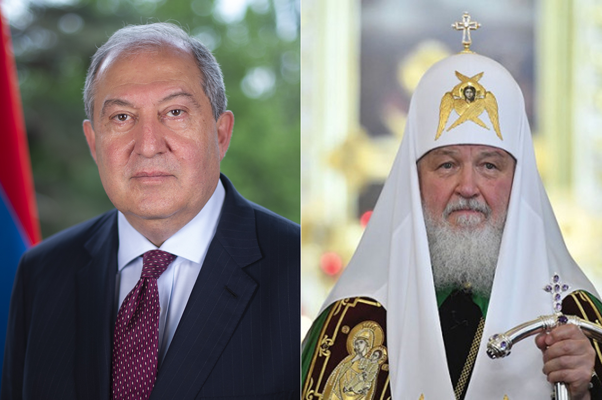 Патриарх Московский и всея Руси Кирилл поздравил Армена Саркисяна с днем рождения