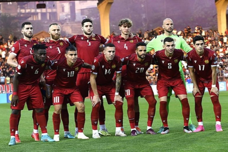 Сборная Армении по футболу в таблице ФИФА поднялась на 7 позиций