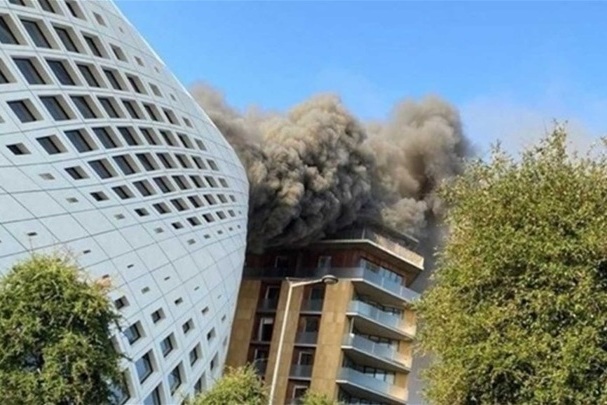Сильный пожар вспыхнул в центре Бейрута