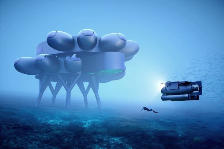 Внук Жака-Ива Кусто намерен построить эквивалент Международной космической станции на дне океана