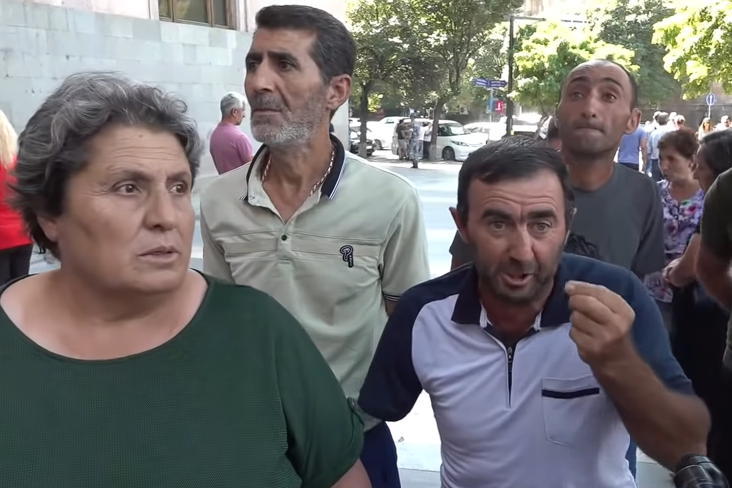 Потерявшие дома из-за агрессии Азербайджана жители Кашатага вышли на акцию протеста