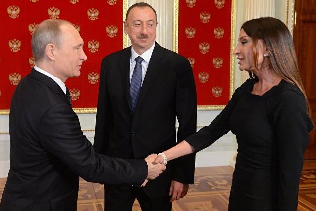 Владимир Путин поздравил Мехрибан Алиеву с 55-летием