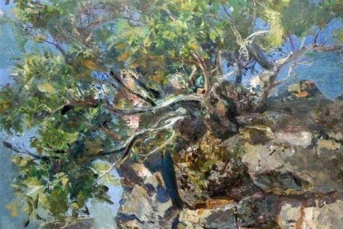 Депутат Арутюн Бабаян сообщил о краже картины Эдуарда Исабекяна «В Бюраканском ущелье» из Академии художеств