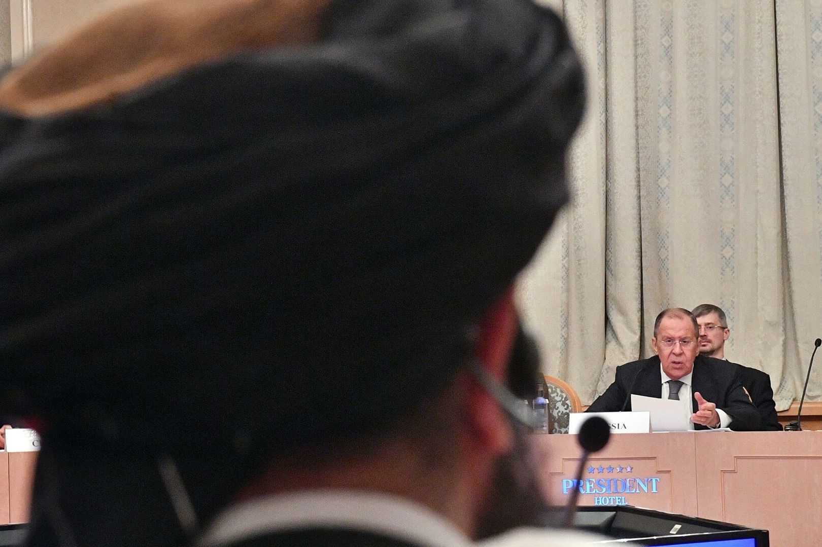 Лавров встретился с делегацией «Талибана» в Москве