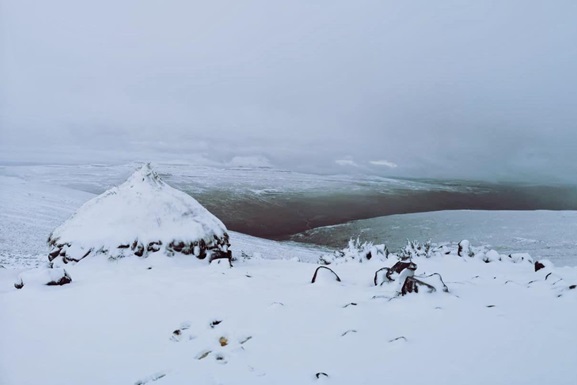 В Африке выпал снег
