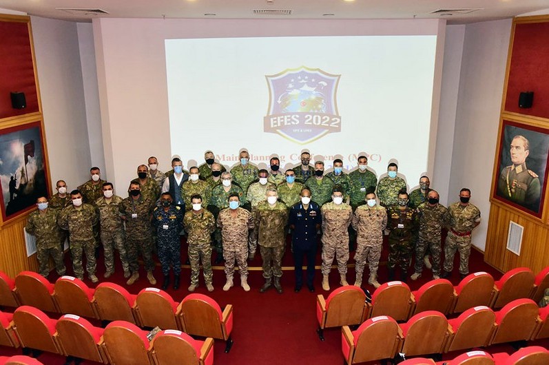 Азербайджанские военные участвуют в учениях «Эфес-2022» в Турции