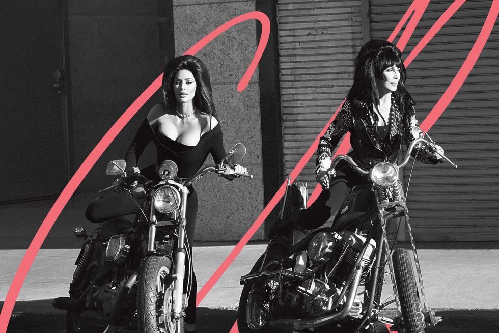 Ким Кардашьян, Шер и Наоми Кэмпбелл снялись в необычной рокерской фотосессии
