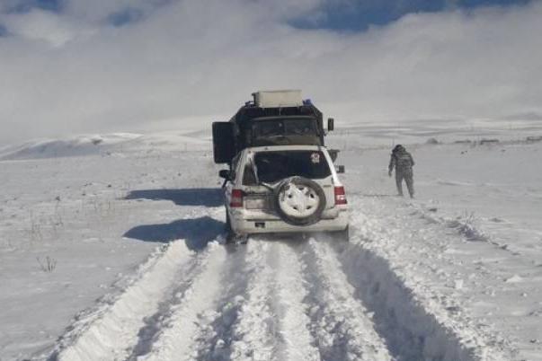 В Армении есть закрытые дороги: на перевале Чамбарака заблокировано 30 транспортных средств