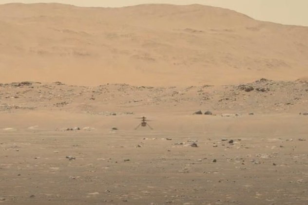 Это выглядит именно так, как было на тестах: NASA показало полет мини-вертолета над поверхностью Марса