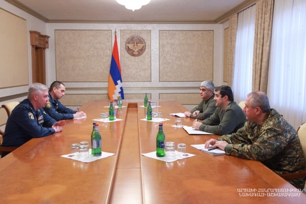 Արցախի նախագահը ՌԴ ԱԻՆ ներկայացուցչի հետ քննարկել է անօթևան մնացածներին կացարանով ապահովելու հարցը
