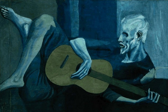 История одного шедевра: «Старый гитарист» Пикассо – живой на этом полотне кажется только гитара