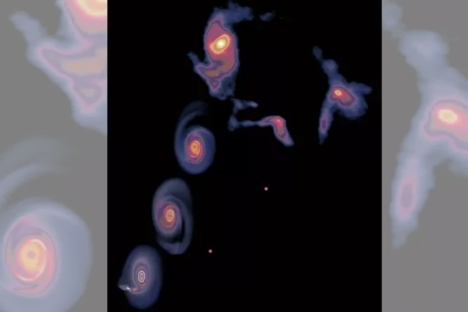 Рядом с центром нашей галактики обнаружен таинственный спиральный объект, похожий на… галактику