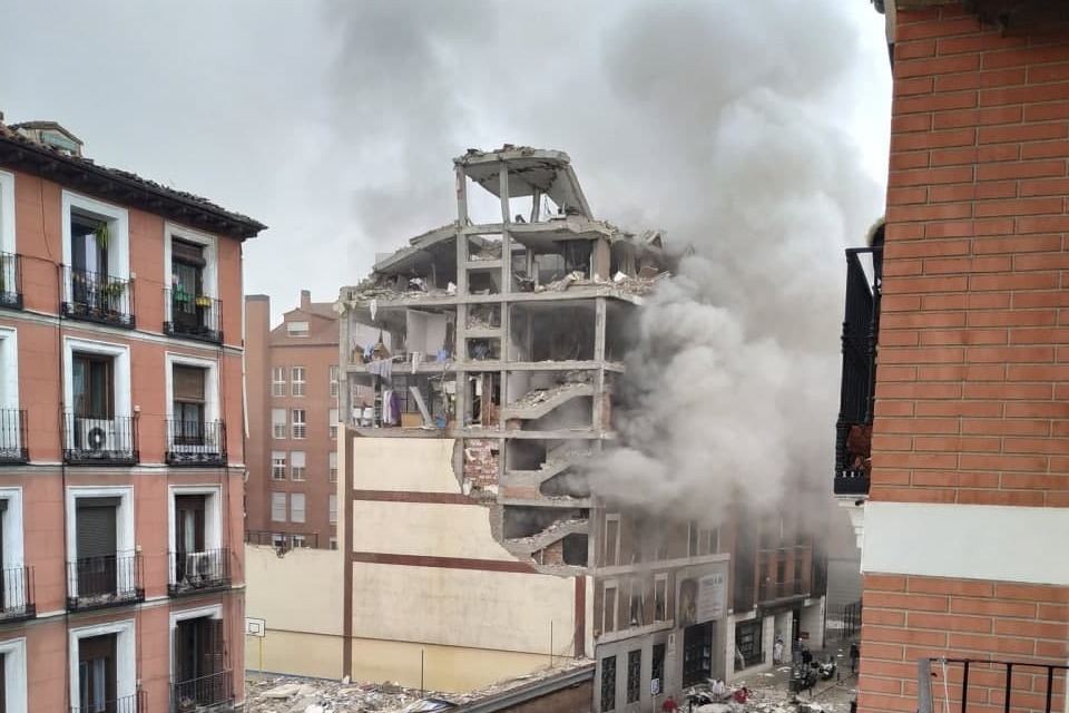 В Мадриде прогремел мощный взрыв
